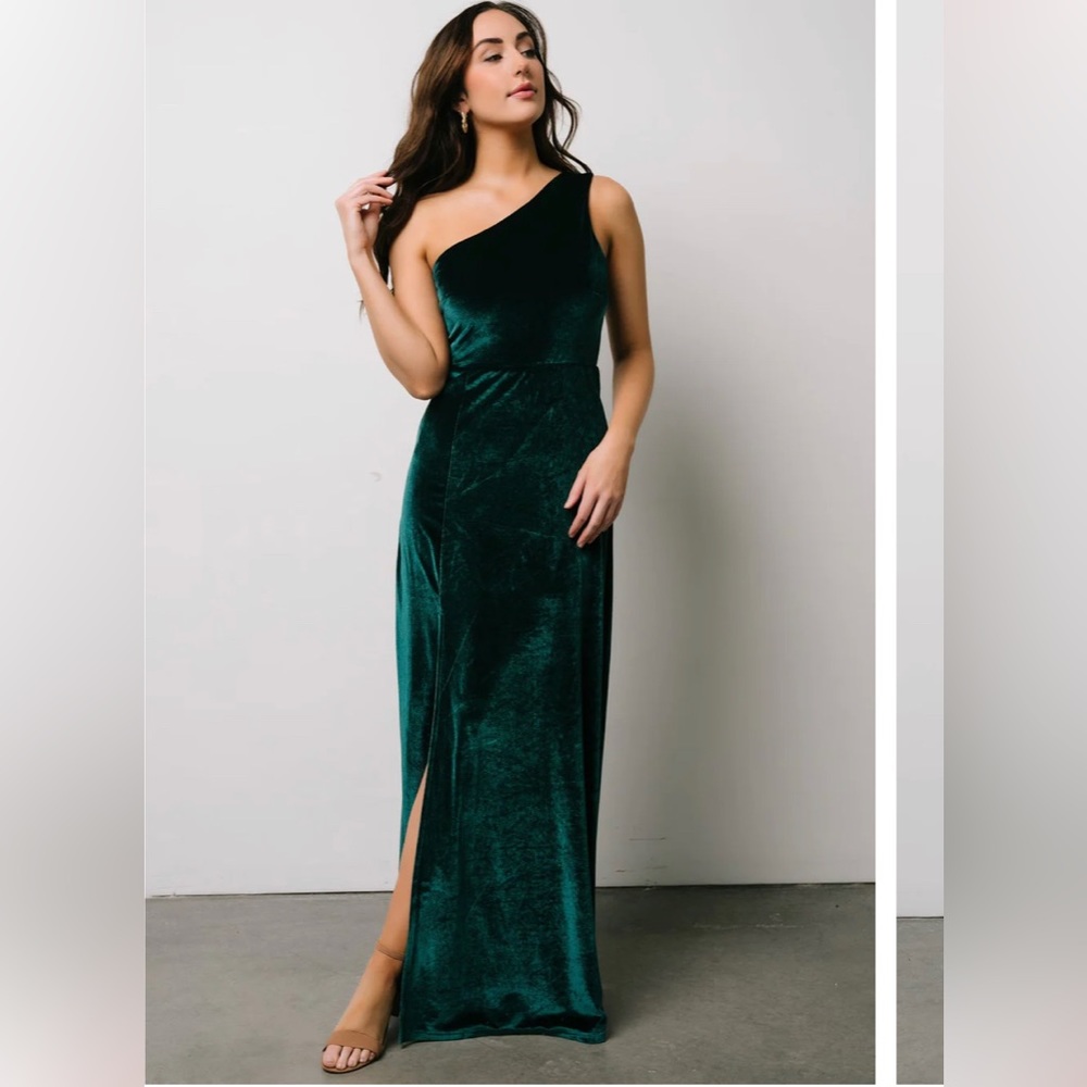 Emerald Baltic Born Velvet Dress